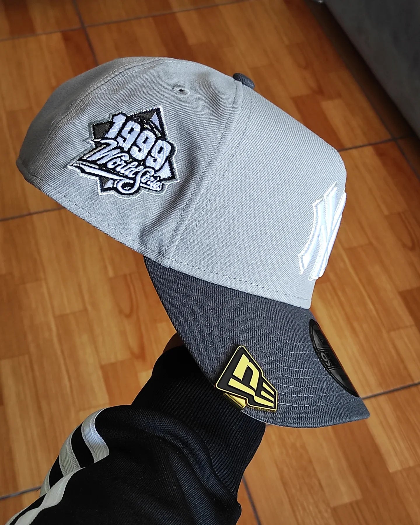 New Era New York Yankees Serie Mundial 1999 gris dos tonos 9FORTY A-FRAME