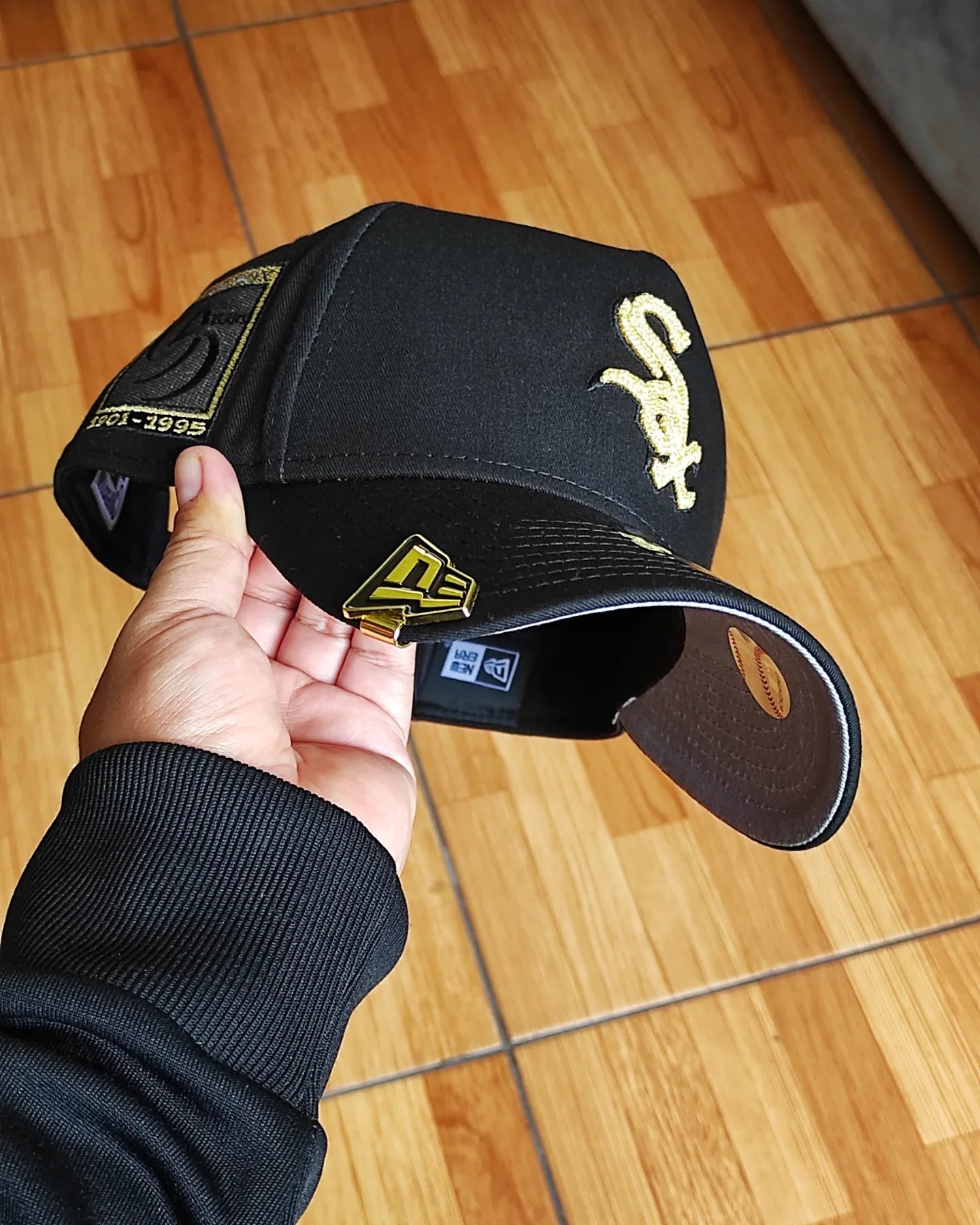 New Era White Sox ✨negro lujo 9FORTY A-FRAME