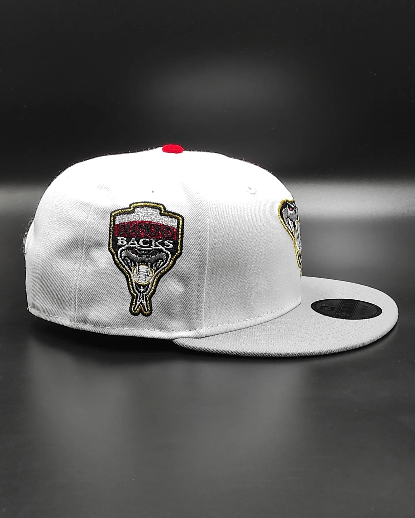 New Era Arizona Diamondbacks 1998 New Era 9Fifty Snapback blanco, rojo, plomo