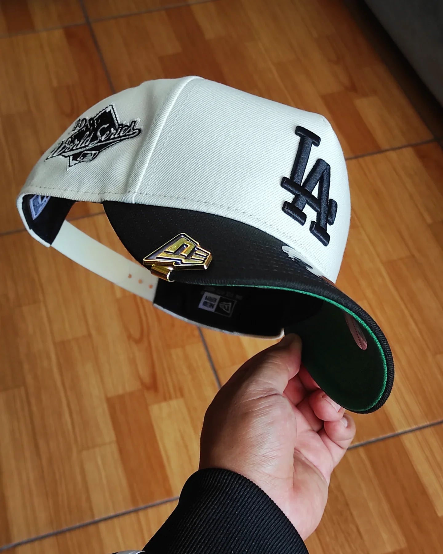 New Era Los Angeles Dodgers Serie Mundial 1999 Cromado negro 9 forty A-FRAME