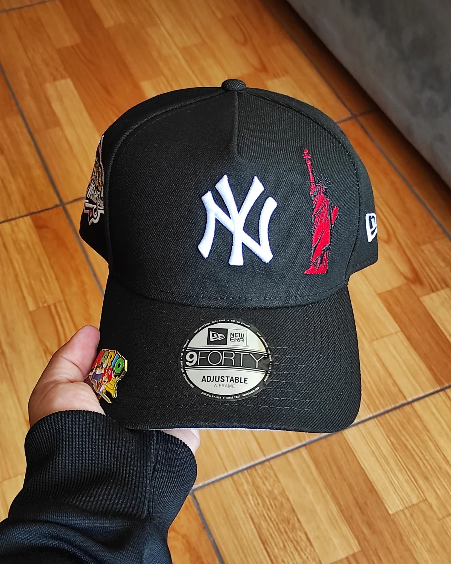 New Era New York Yankees liberty 🗽serie mundial 1999 EDICIÓN negra 9FORTY A-FRAME