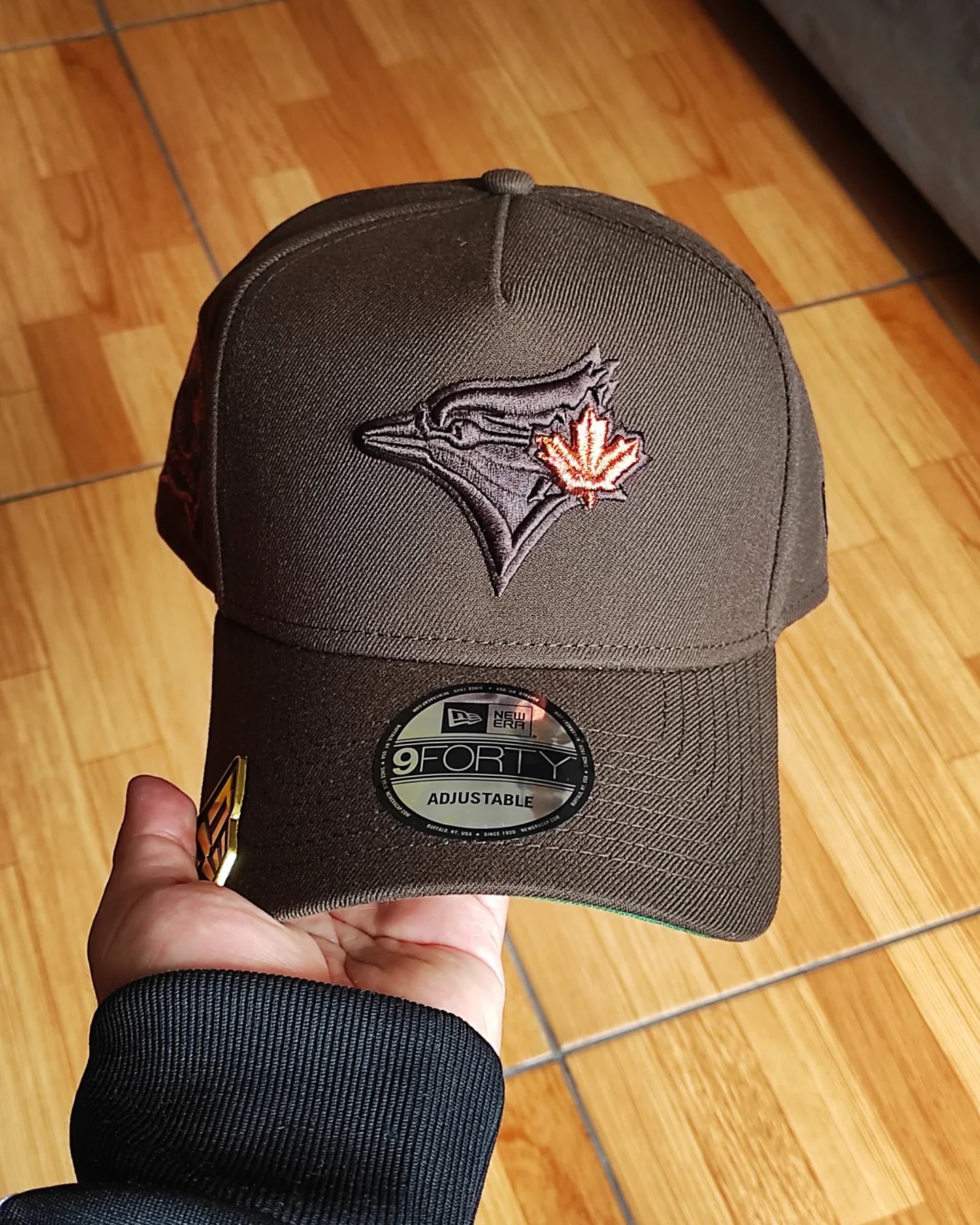 Gorra New Era Toronto Blue Jays 40 aniversario marrón verde 9FORTY A-FRAME
