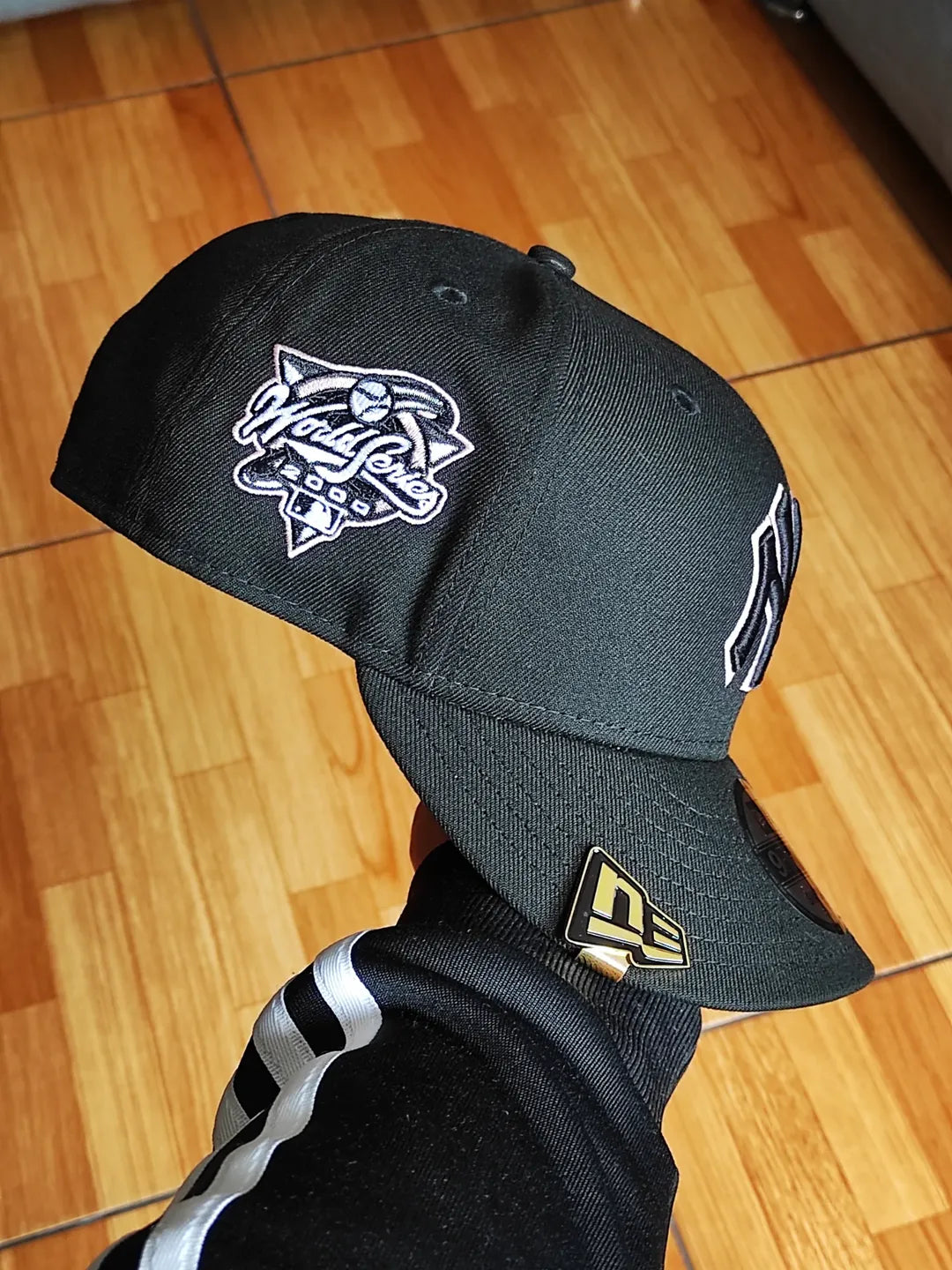 Gorra New Era New York World Series negra rosa 9FIFTY snapback