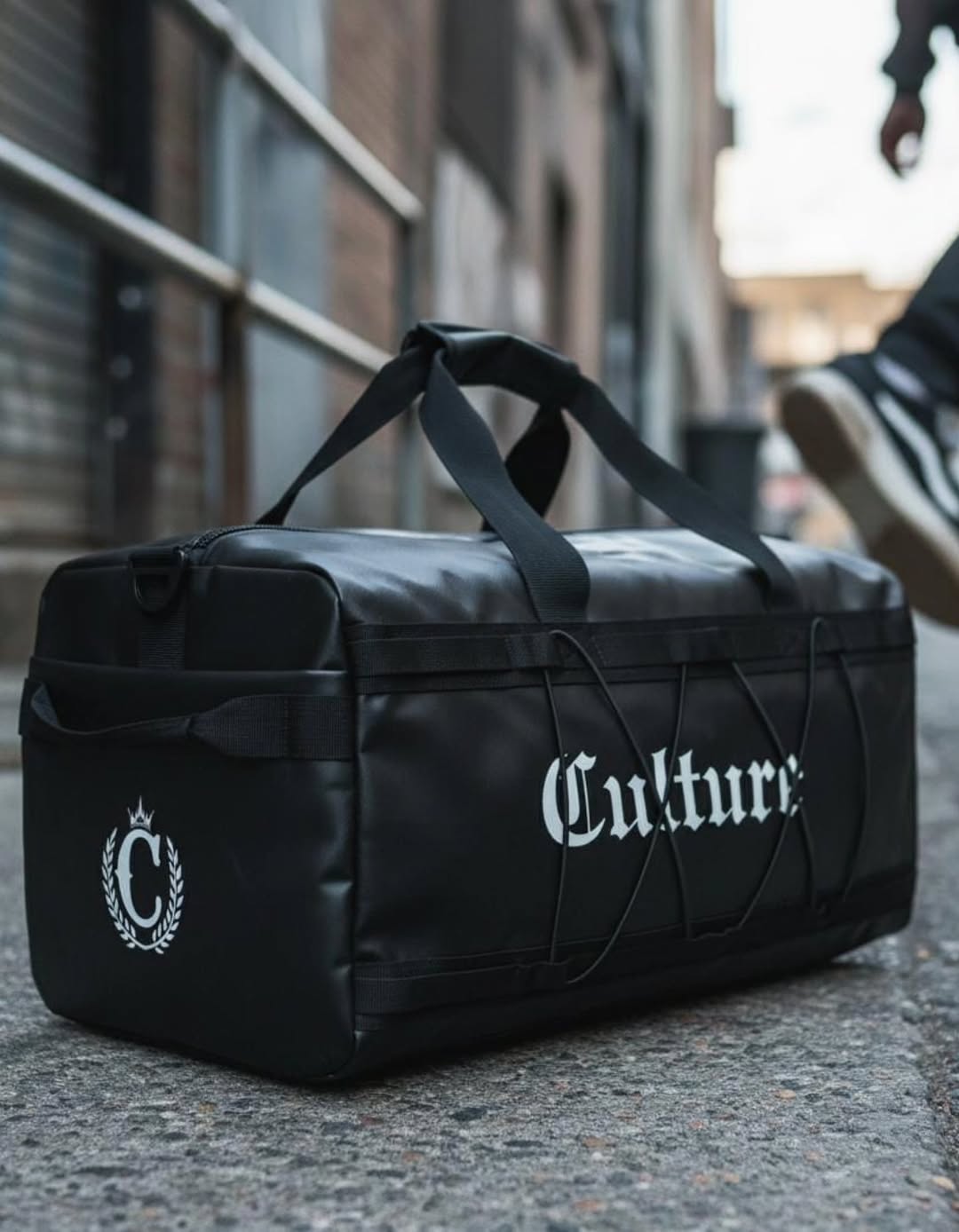 Elite canvas briefcase