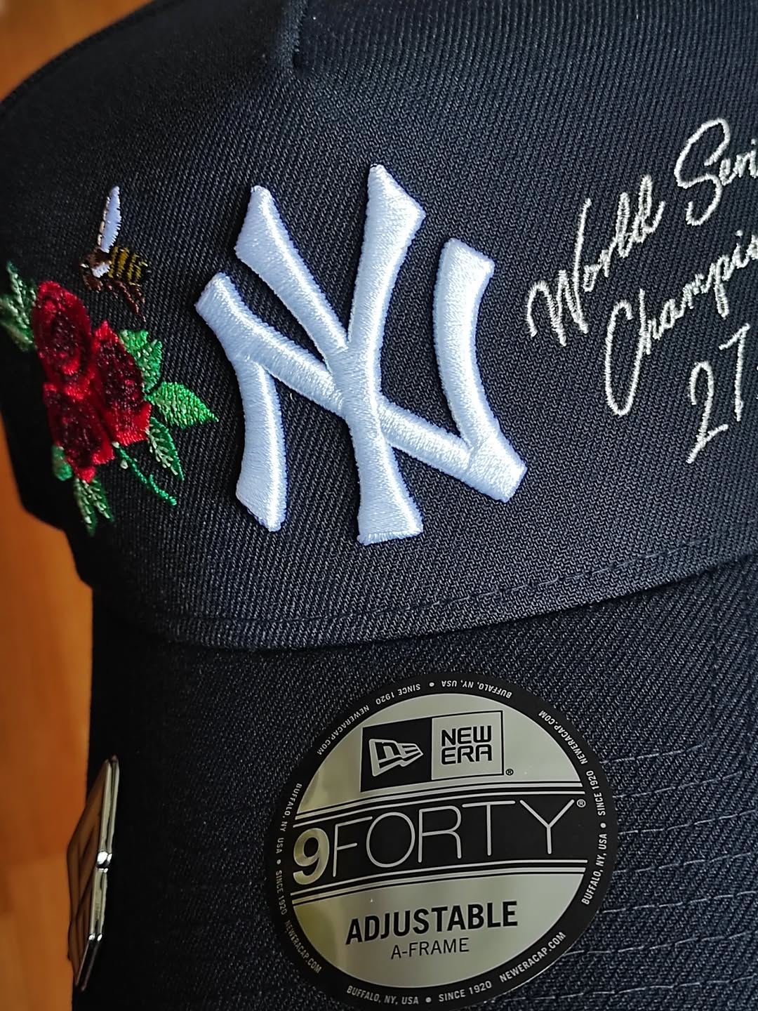 Gorra New York Yankees Campeones MLB 9forty AFRAME con cierre a presión