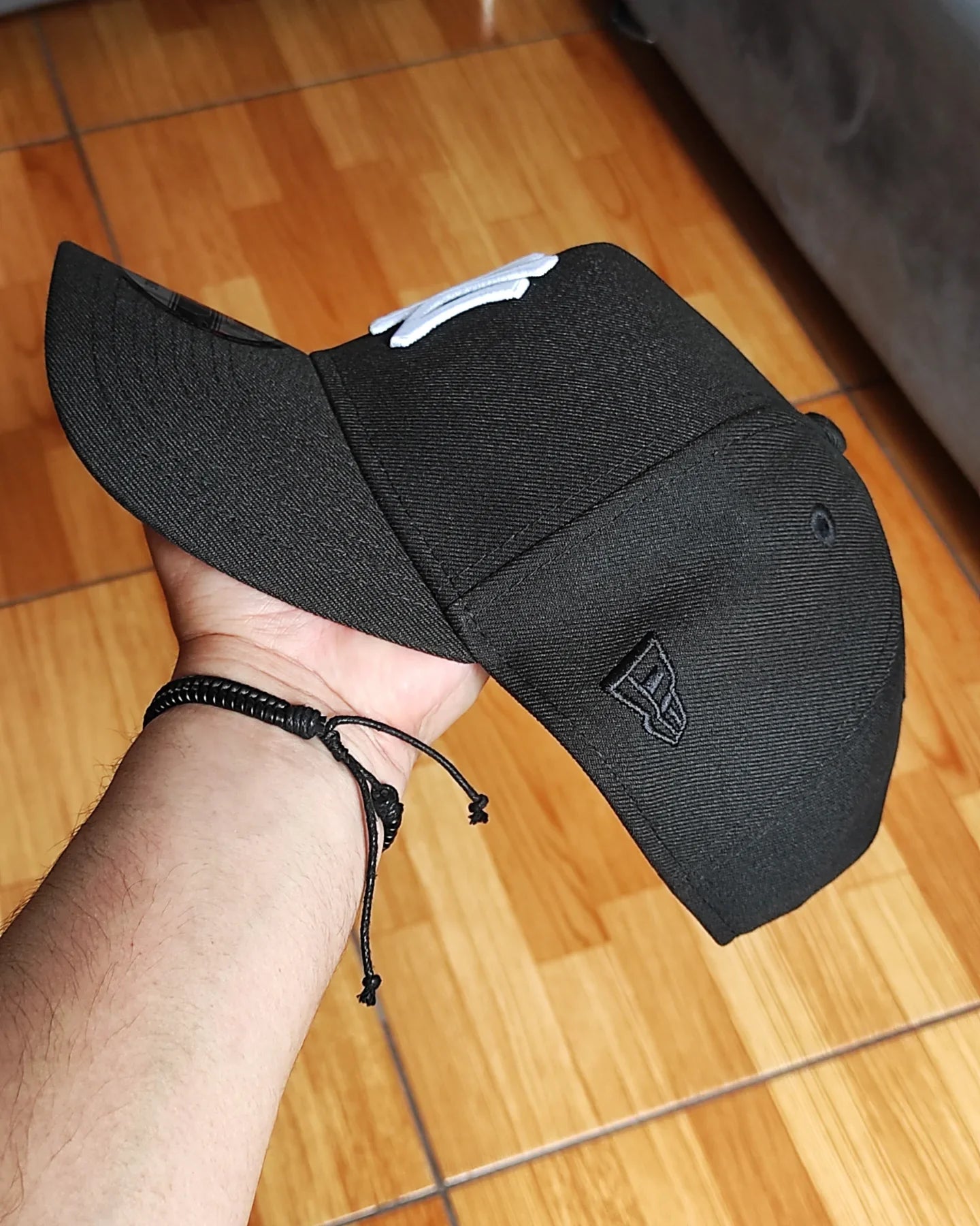 Gorra Snapback New Era New York Yankees 1999 World Series negra y rosa 9Forty A-Frame