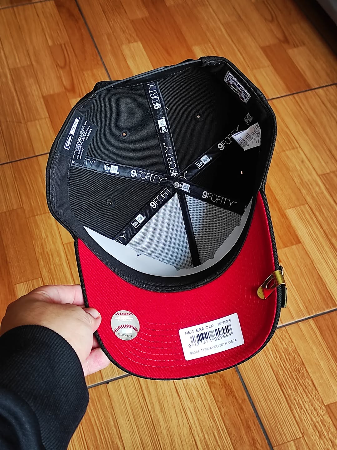 Gorra New Era Toronto BLUE Jays negra roja 9Forty a-frame