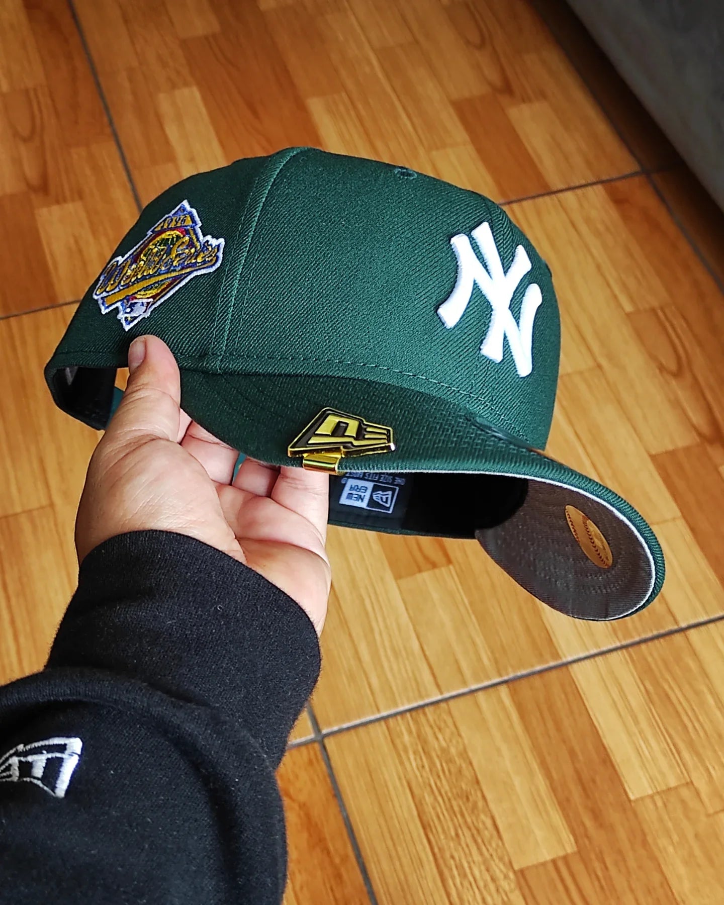 New Era New York Yankees Serie Mundial 1999 verde oscuro 9 FIFTY Snapback