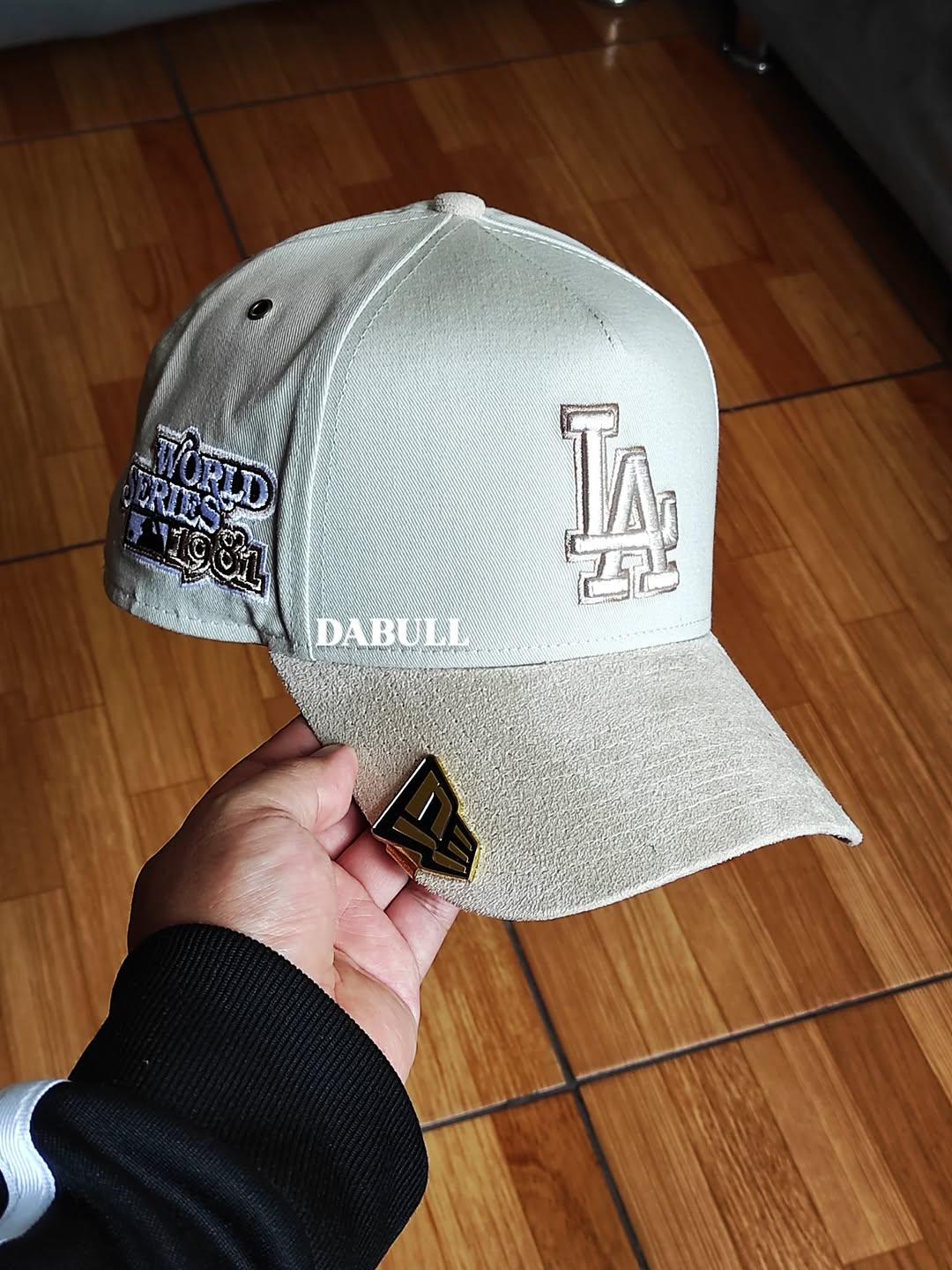 New Era 9FORTY A-Frame Strapback Los Angeles Dodgers "Cream"