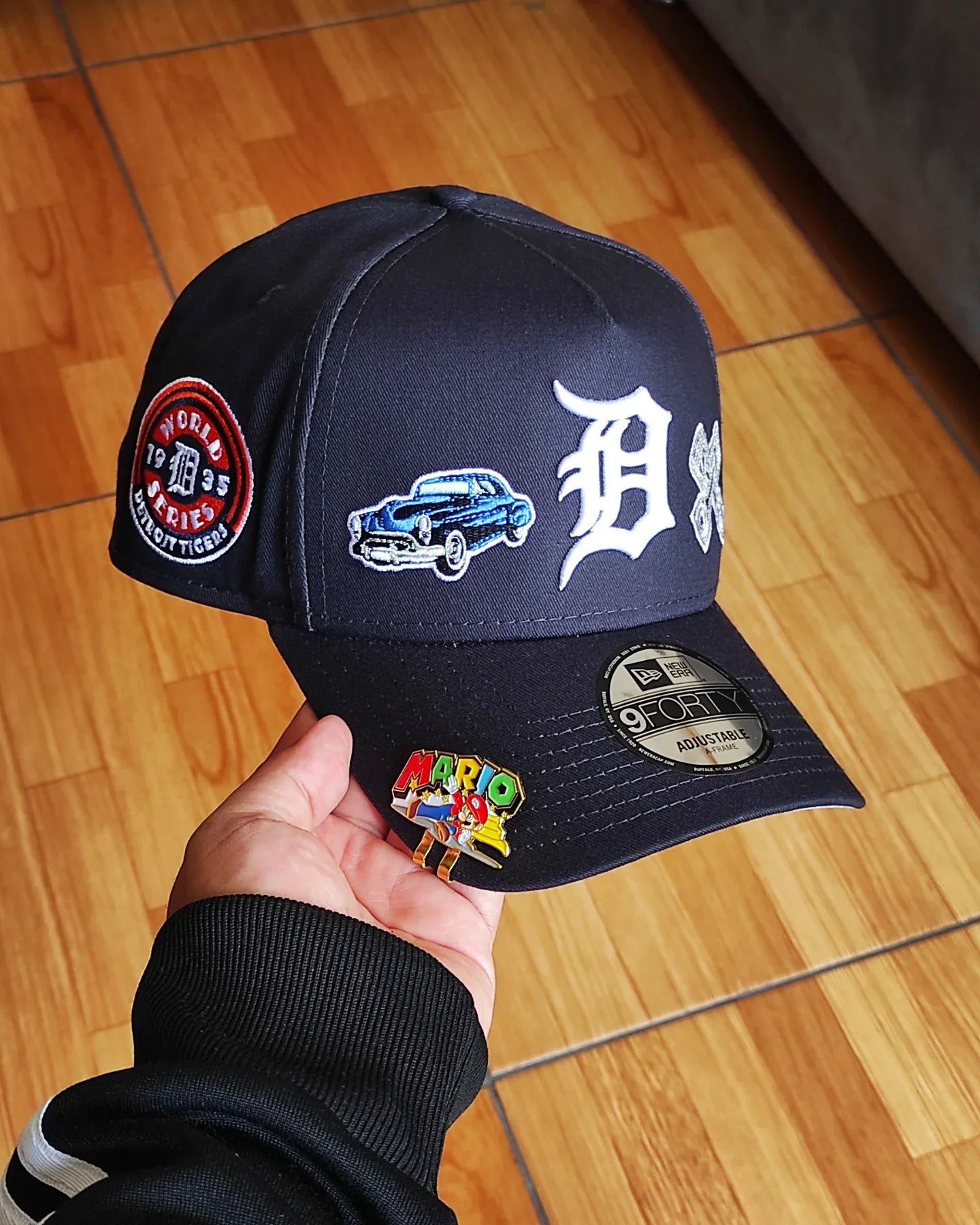 New Era Detroit Tigers ciudad transt 🚦🚙 azul marino 9 forty A-FRAME