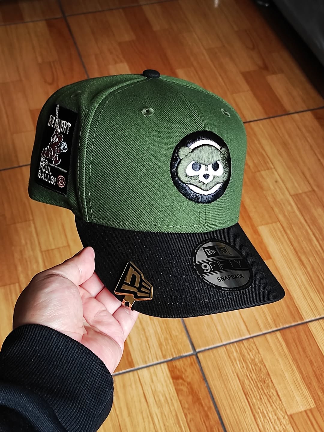 New Era Chicago Cubs two Tone olive black 9fifty snapback