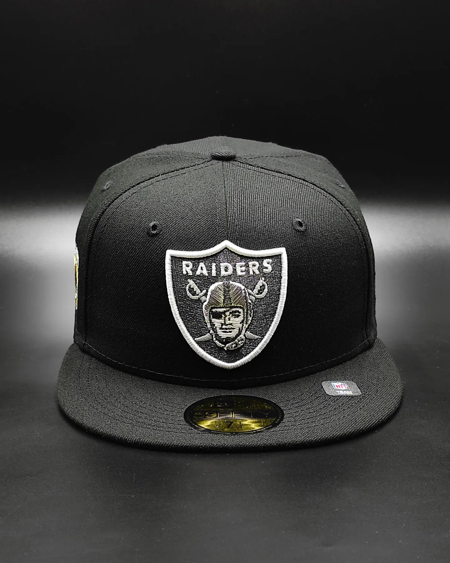 Gorra ajustada 59fifty New Era Las Vegas Raiders Super Bowl XV edición negra