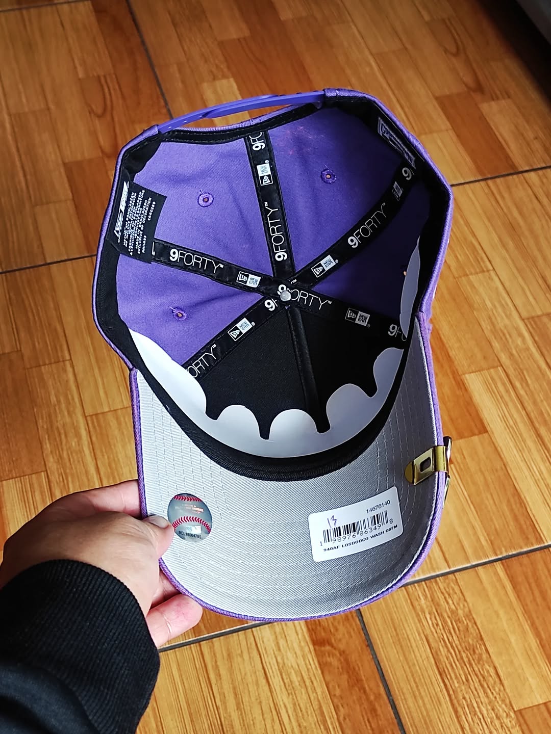 Gorra snapback 9FORTY A-FRAME New Era Los Angeles Dodgers morada 👖