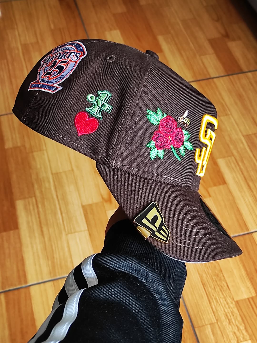 Gorra New Era San Diego Padres 'One ♥️' 9FORTY A-Frame con broche ajustable