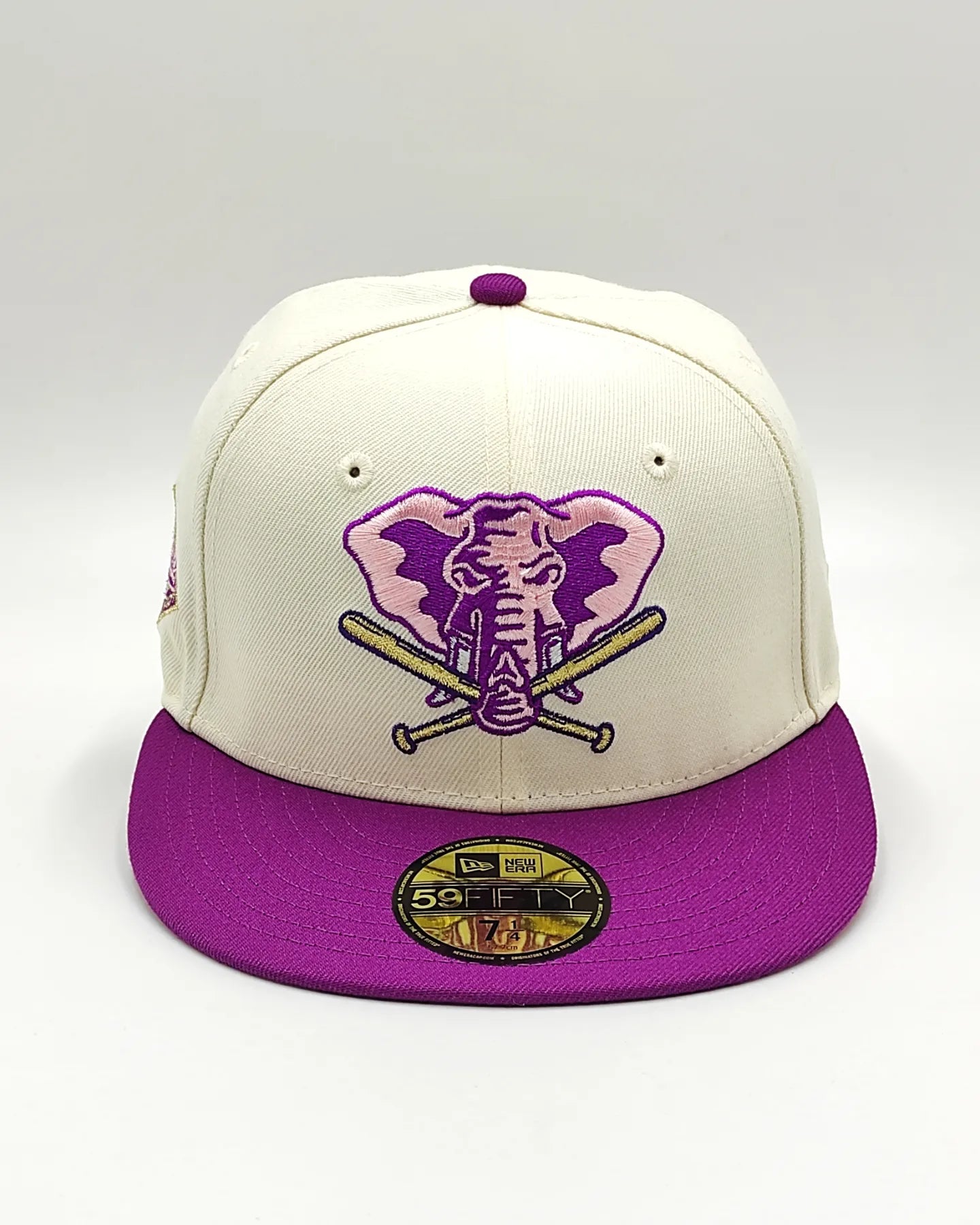 Gorra ajustada 59fifty de edición Prime con cúpula color crema por el 25.º aniversario de los Oakland Athletics de New Era