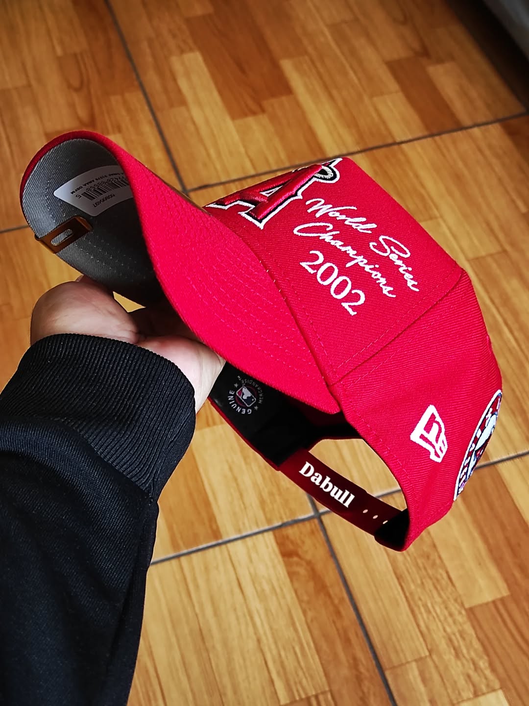 Gorra New Era ANAHEIM ANGELS roja 9FORTY A-FRAME Snapback