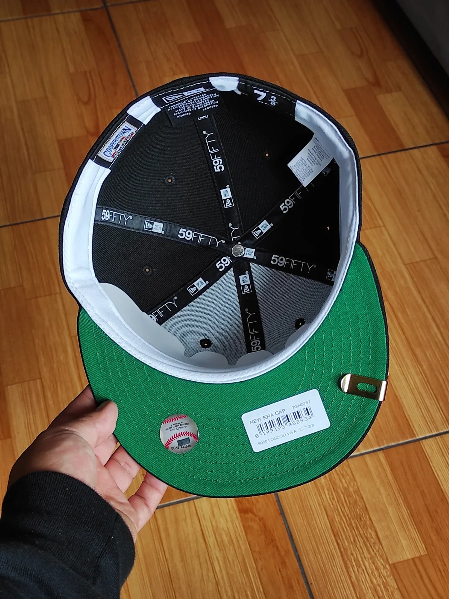 Gorra Ajustada New Era Los Angeles Dodgers Edición 40 Aniversario Black Crows 59Fifty