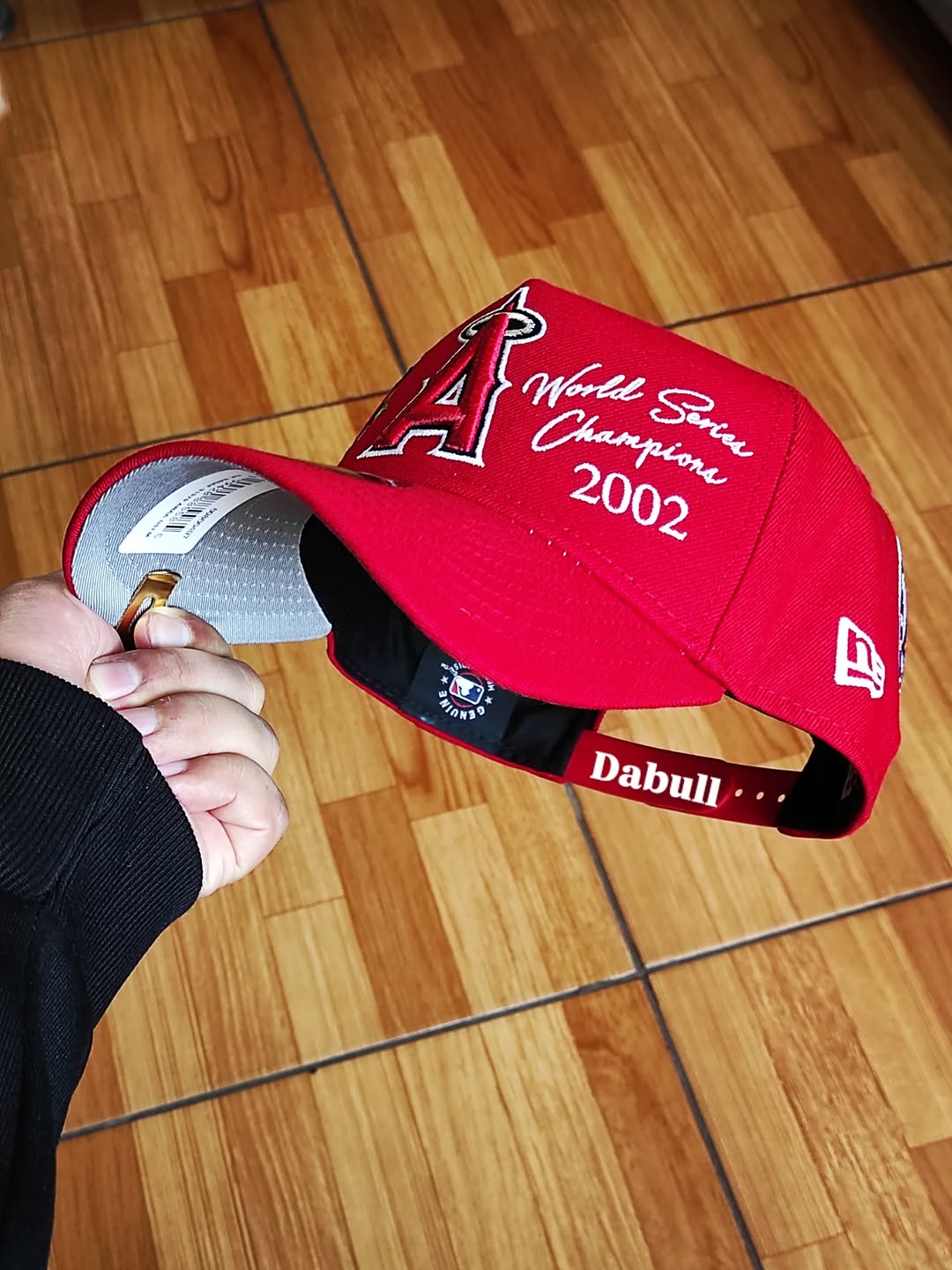 Gorra New Era ANAHEIM ANGELS roja 9FORTY A-FRAME Snapback