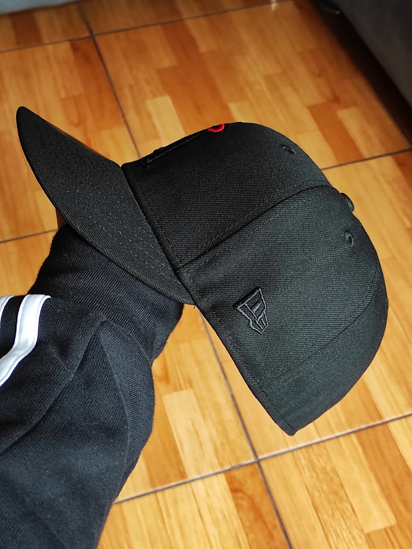 Gorra New Era Anaheim Angels 50th Anniversary Blackout Red Edition 59Fifty Fitted