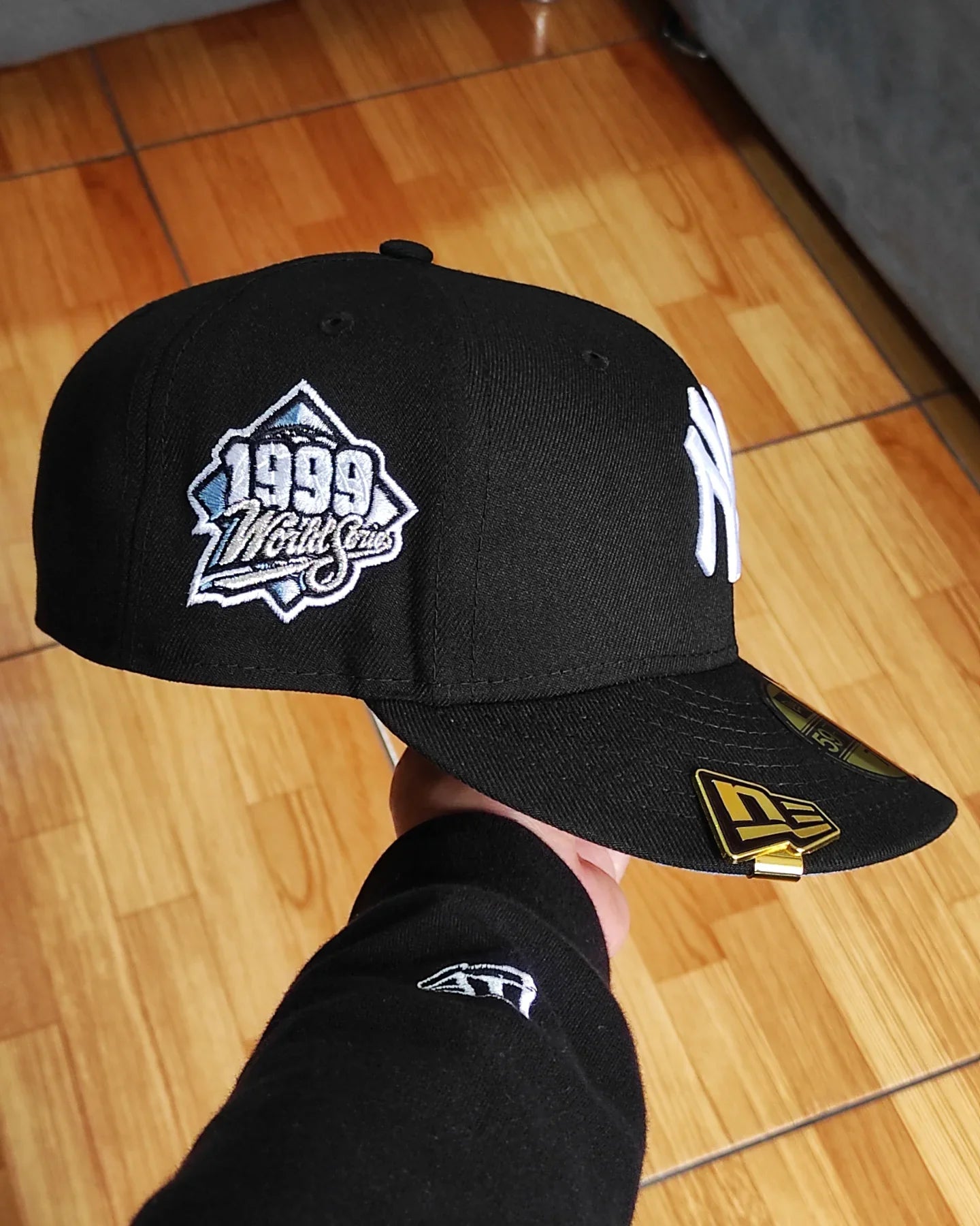 New Era New York Yankees Serie Mundial 1999 negro/azul cielo 59fifty ajustada