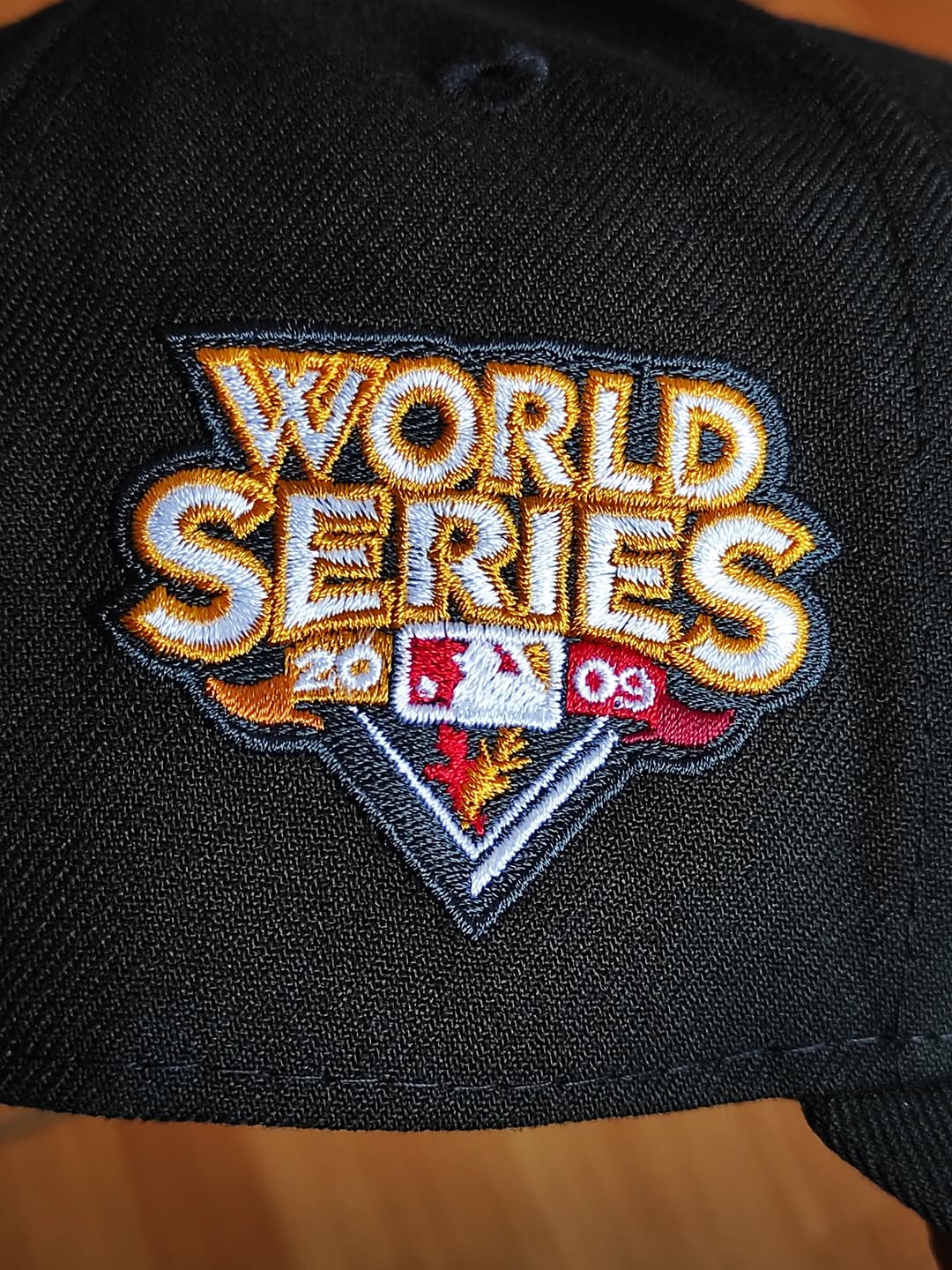 Gorra ajustable 9forty AFRAME New York Yankees negra Serie Mundial 2009