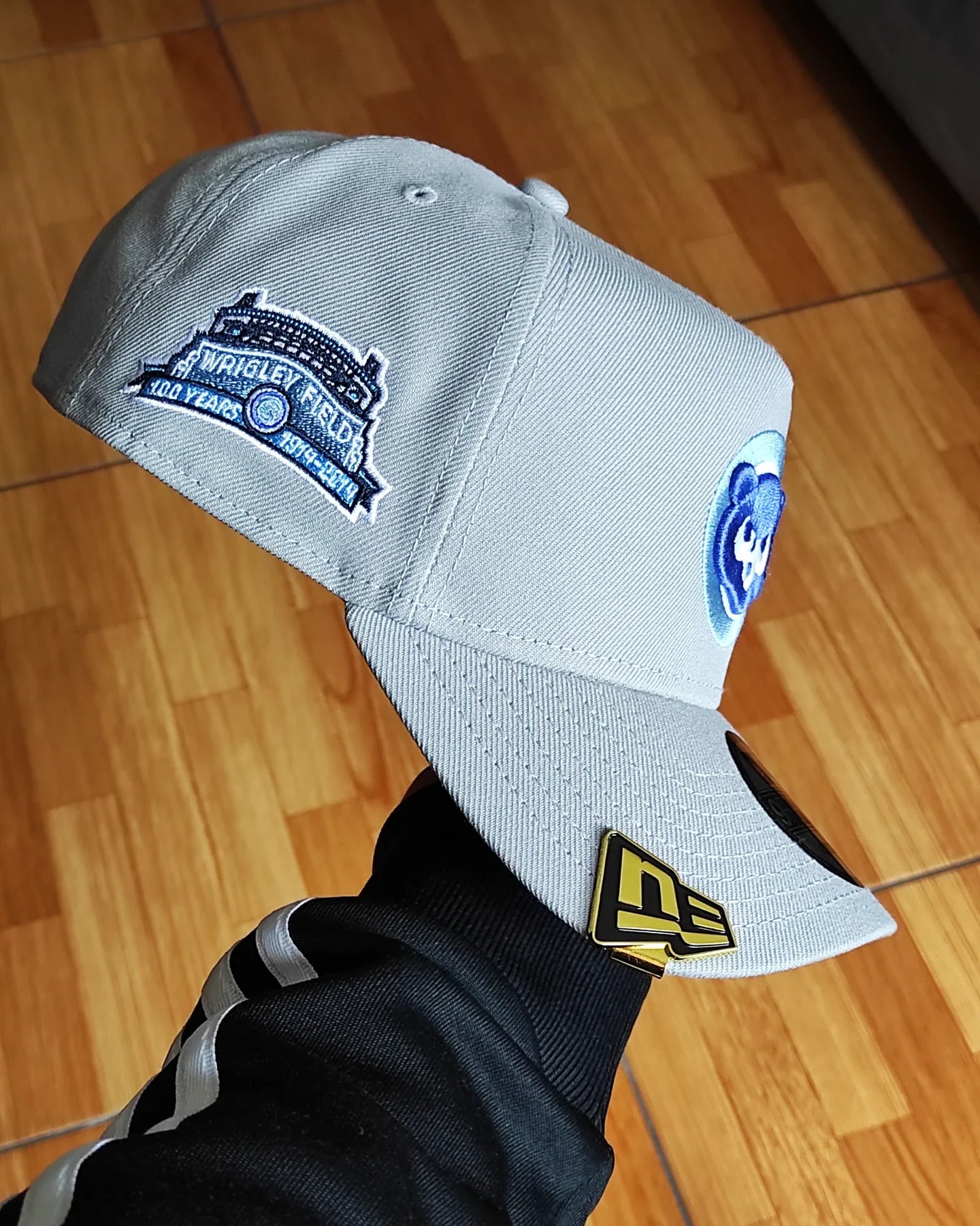 New Era Chicago Cubs 100 Aniversario Gris Helado 9FORTY A-FRAME