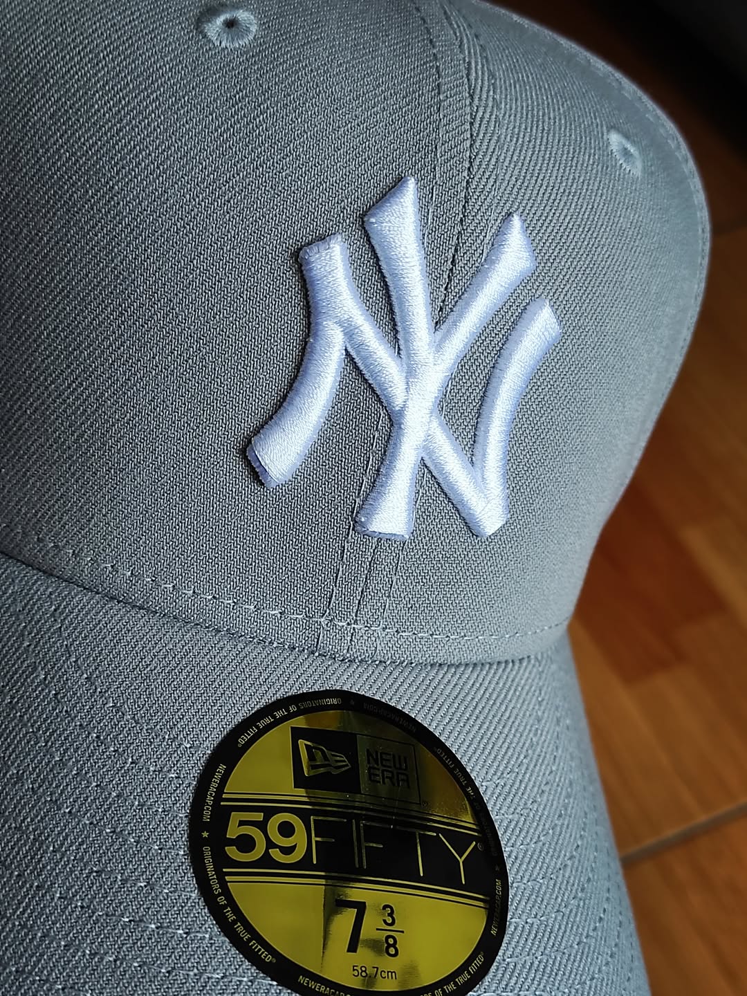 New era New York Yankees Serie Mundial 00 gris/azul cielo 59FIFTY