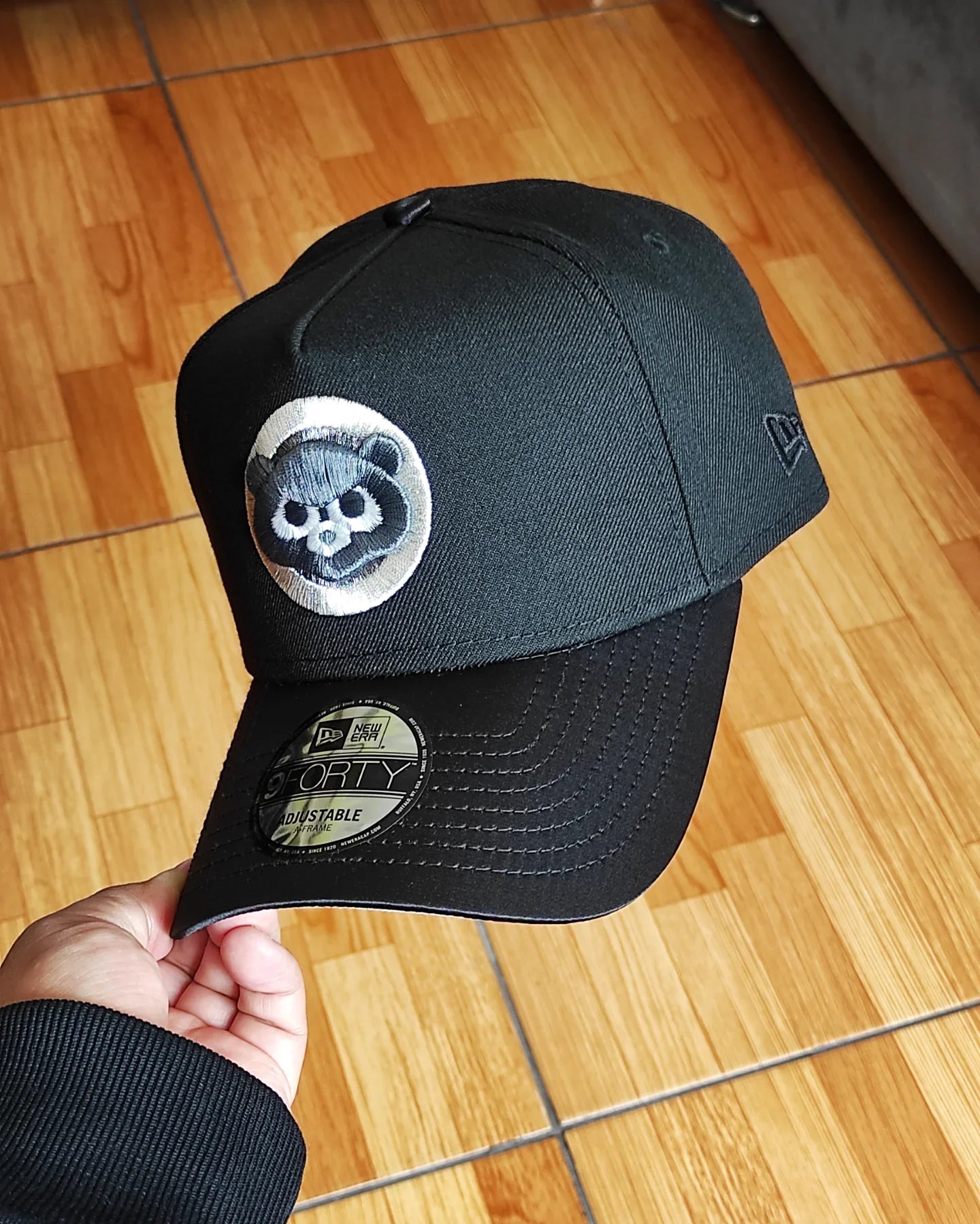 New Era Chicago Cubs visera satinada negra 9 FORTY A-FRAME