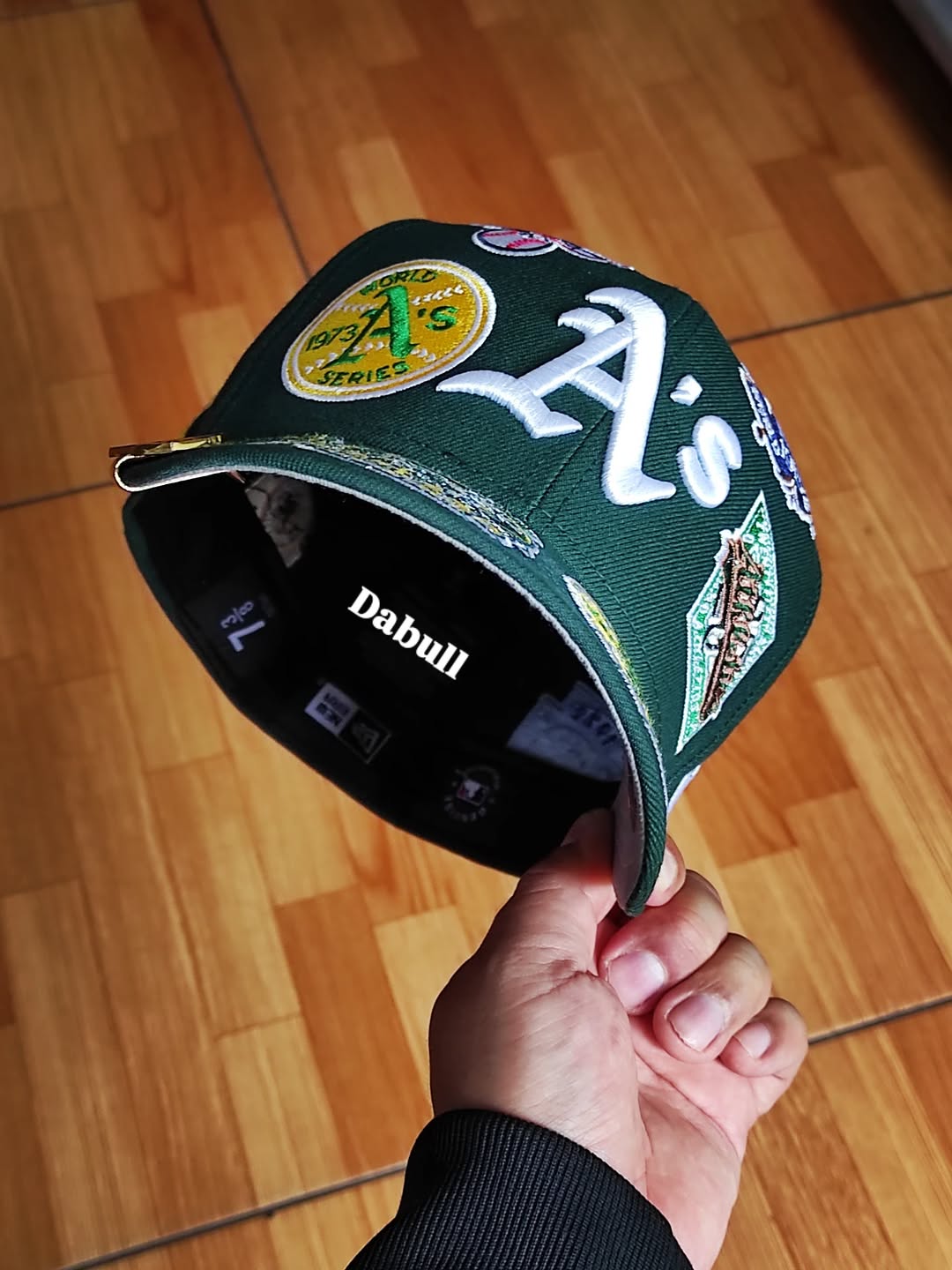 Gorra New Era 59FIFTY Fitted de los Oakland Athletics estampada