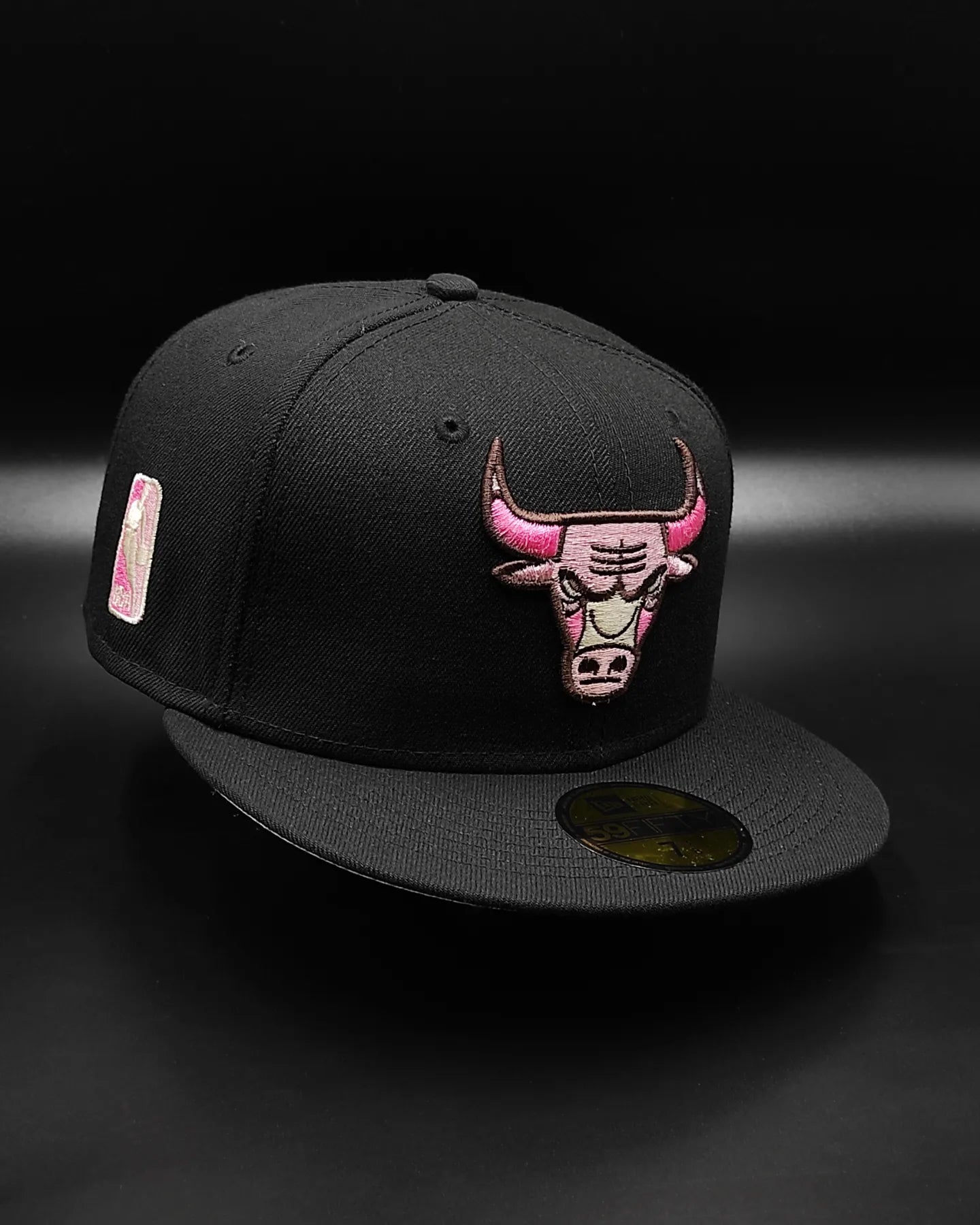 Gorra New Era 59fifty Chicago Bulls NBA patch "cookies and cream" - negro/rosa