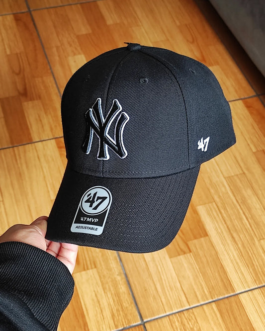 Gorra Snapback 47brand New York Yankees MVP negra