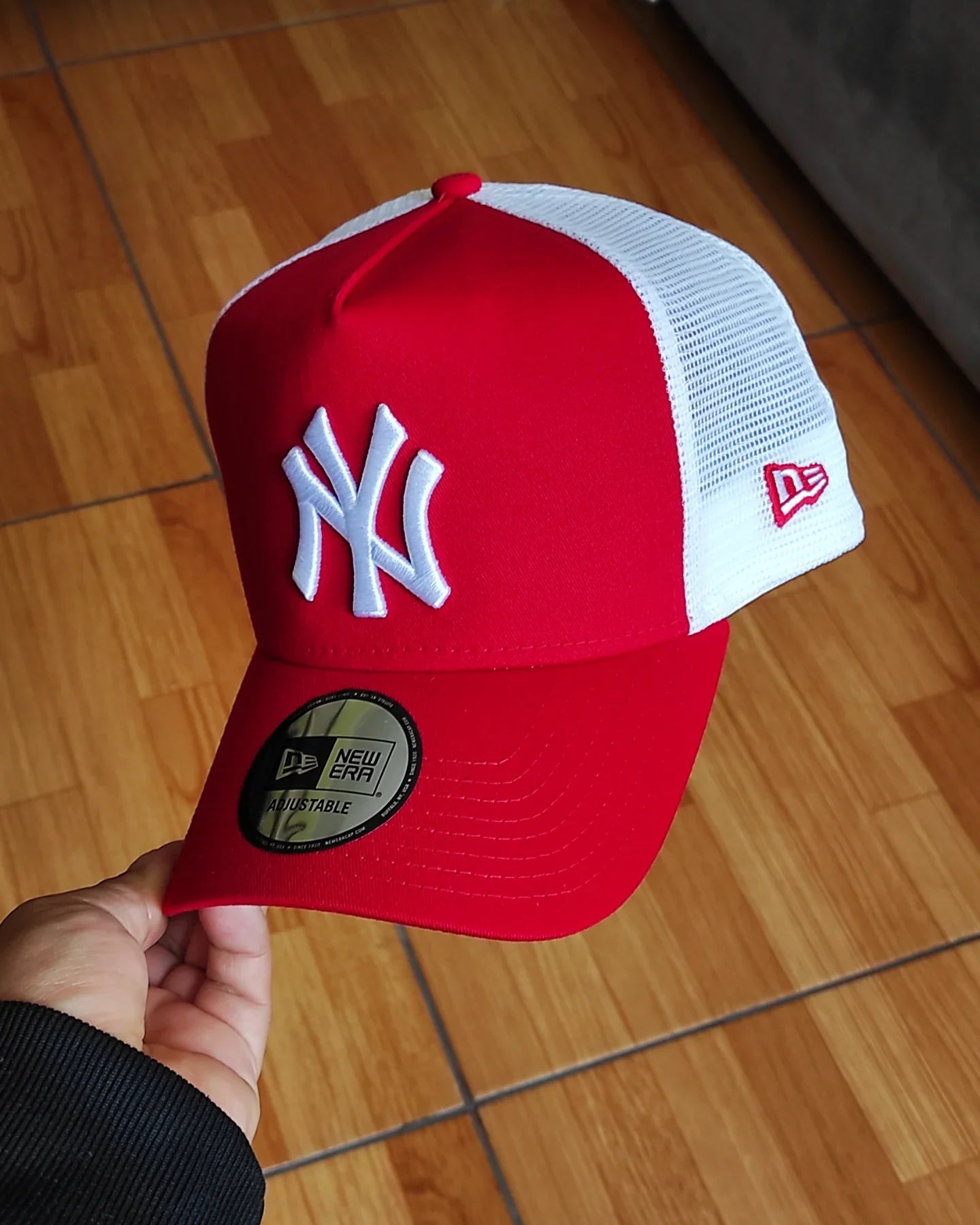 New Era Los New York Yankees Roja y Blanca Trucker a-frame