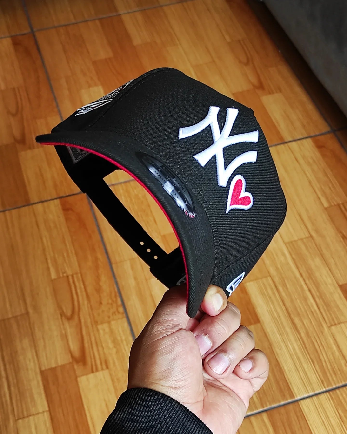New Era New York Yankees CORAZÓN ♥️ serie mundial 9 FORTY A-FRAME