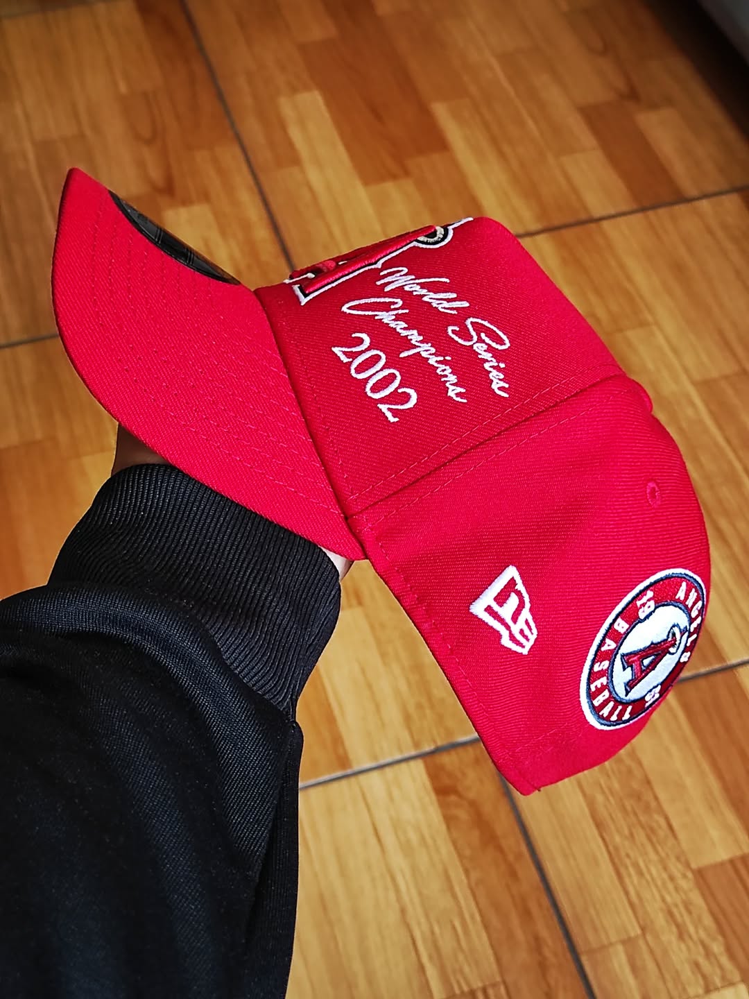 Gorra New Era ANAHEIM ANGELS roja 9FORTY A-FRAME Snapback