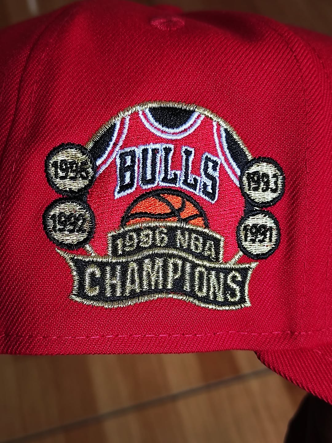 New Era Chicago Bulla NBA champions 1996 red 9Fifty A Snapback