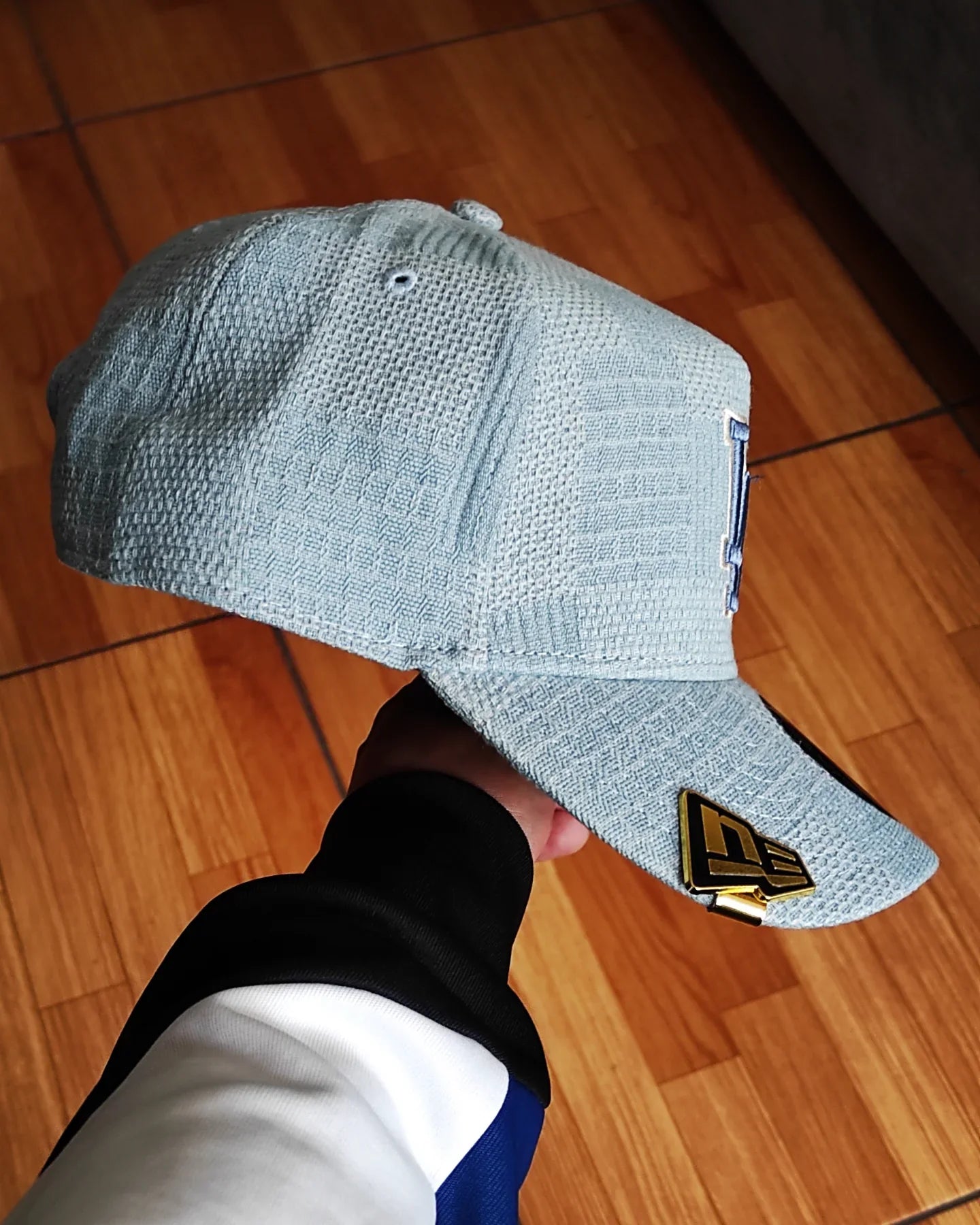 Gorra New Era Los Angeles Dodgers Denim Logo Essentials 9FORTY A-Frame