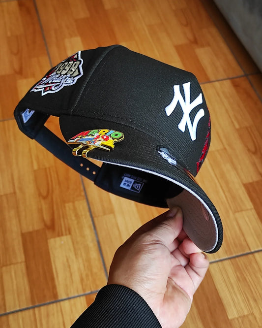 New Era New York Yankees liberty 🗽serie mundial 1999 EDICIÓN negra 9FORTY A-FRAME