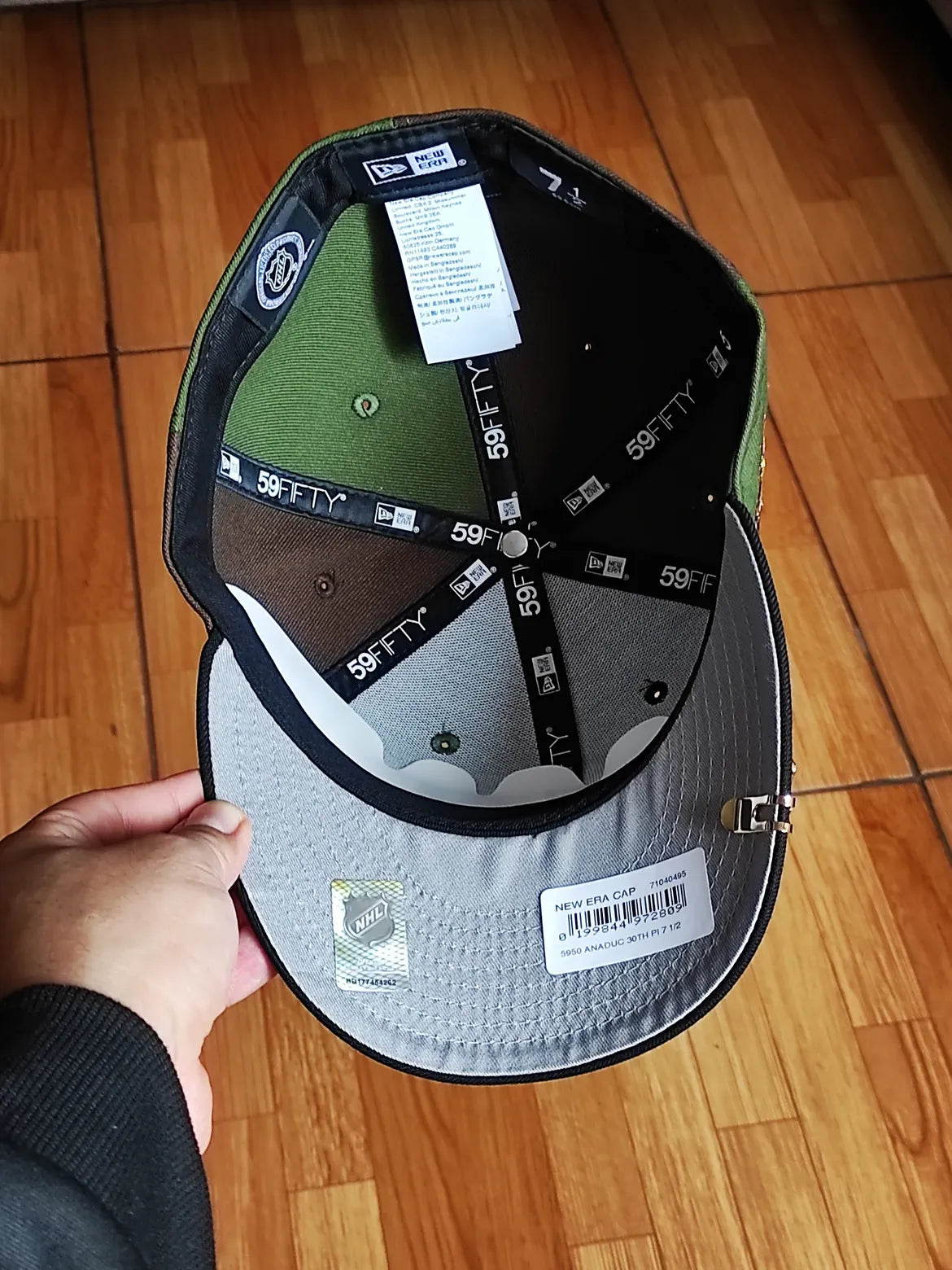 New Era Anaheim Ducks 30th Anniversary Pinwheel Edition 59Fifty Fitted Hat