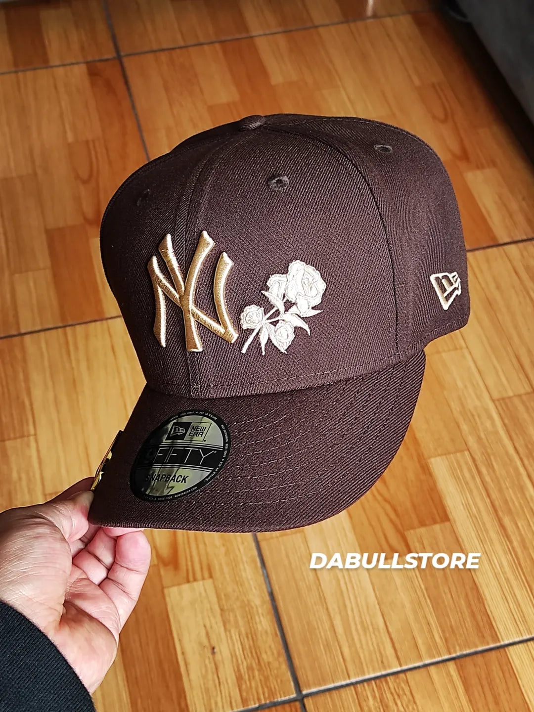 New Era New York Yankees Subway Series gorra snapback 9FIFTY marrón rosado