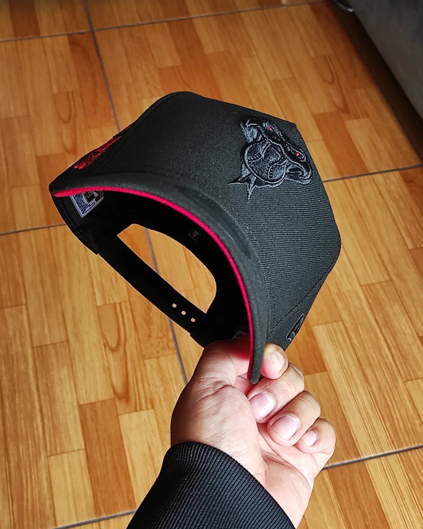Gorra New Era Arizona Diamondbacks temporada inaugural negra roja 9forty A-FRAME