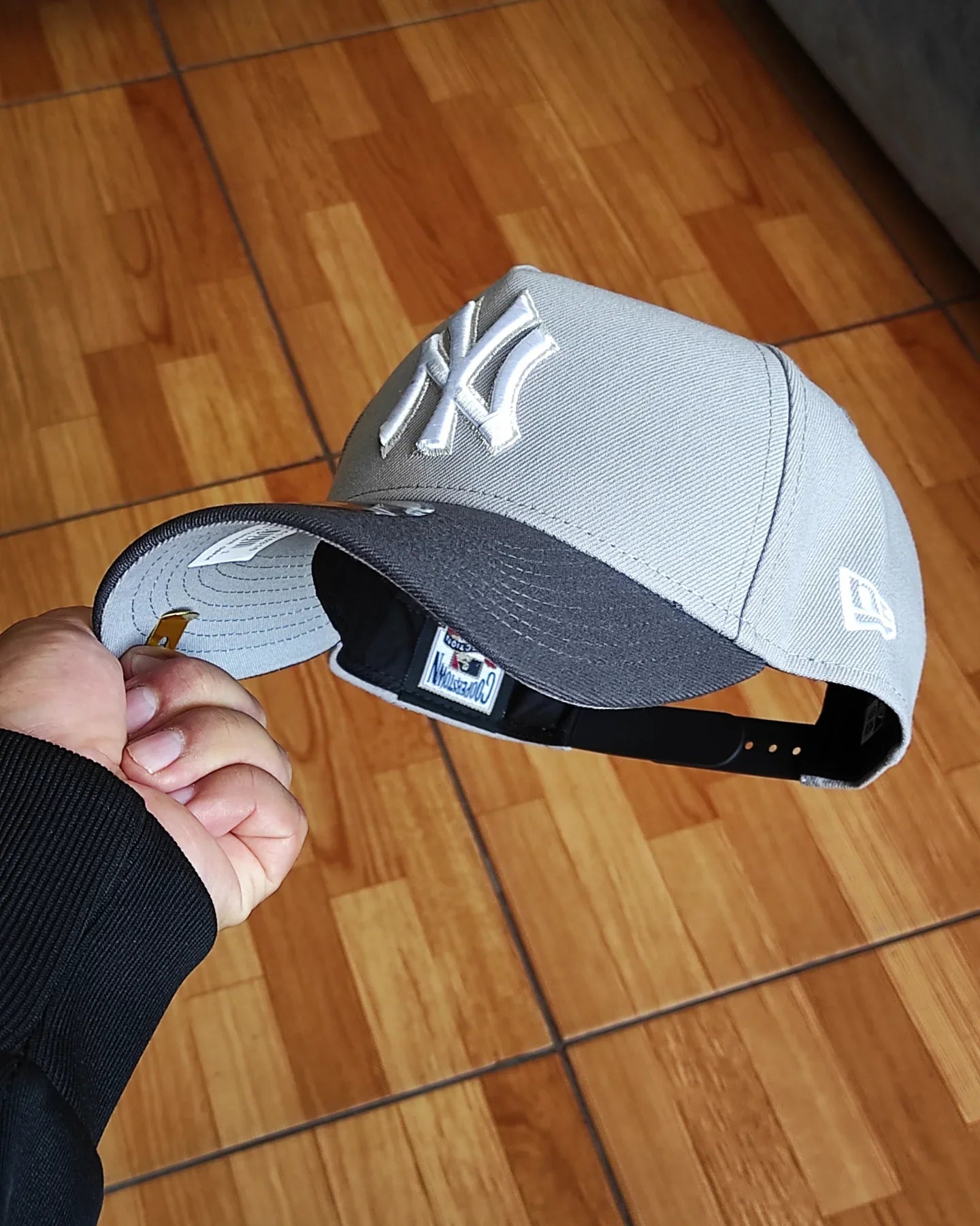 New Era New York Yankees Serie Mundial 1999 gris dos tonos 9FORTY A-FRAME