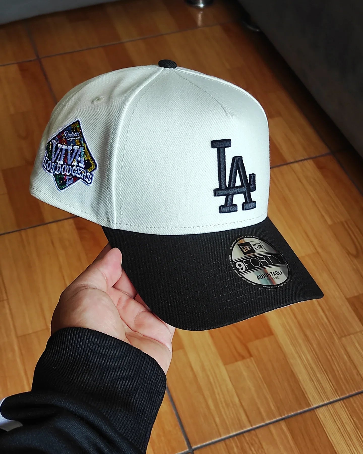 New Era Los Angeles Dodgers Chrome negro 9 FORTY A-FRAME