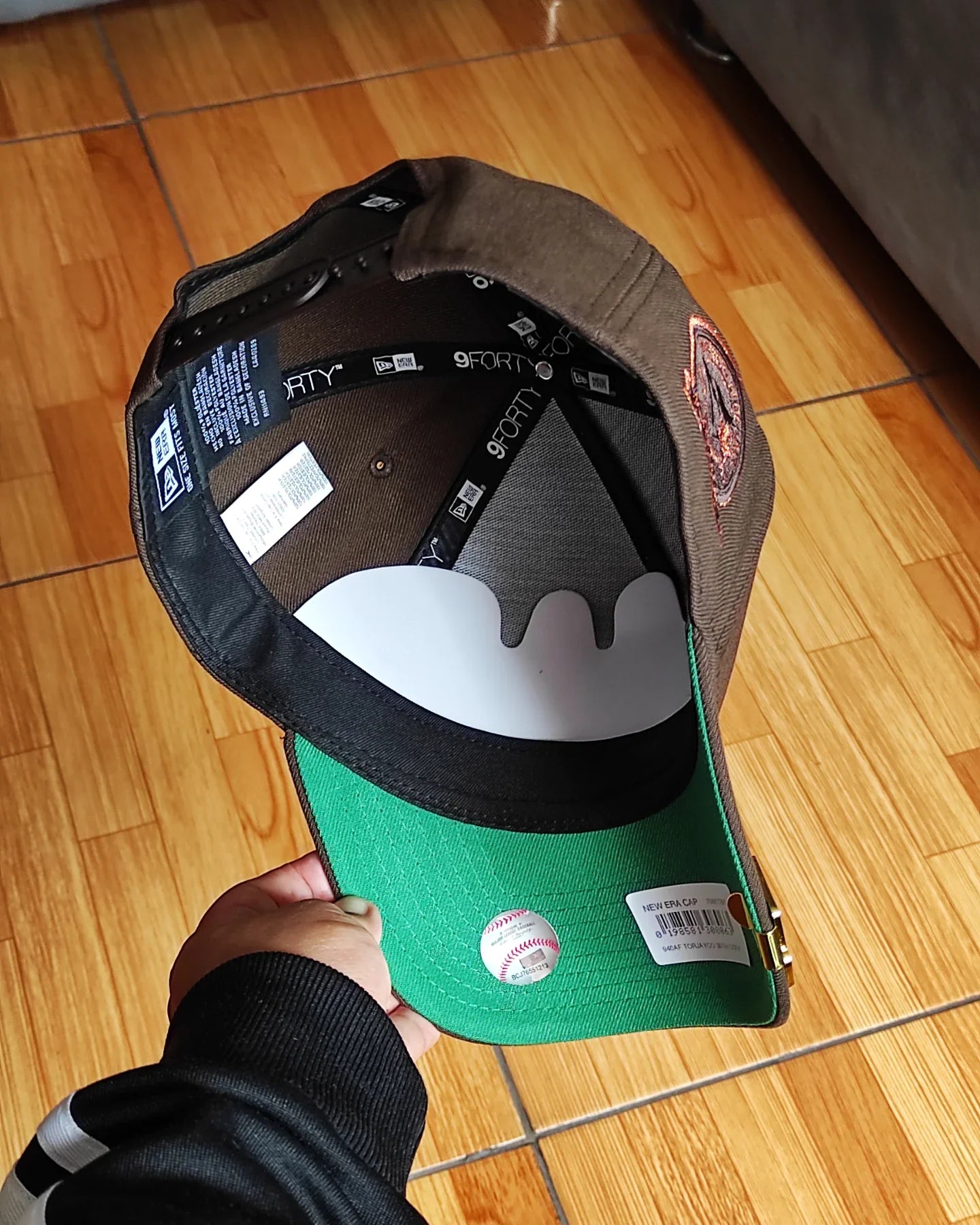 Gorra New Era Toronto Blue Jays 40 aniversario marrón verde 9FORTY A-FRAME