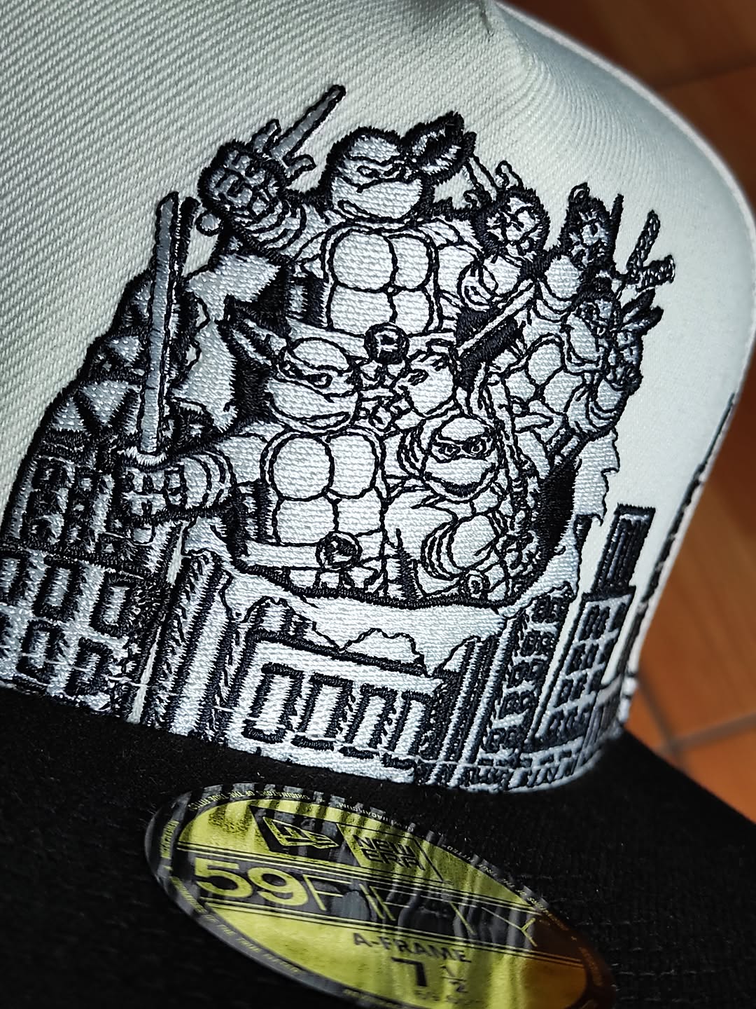 59FIFTY Tortugas Ninja Chrome negra con armazón A-Frame