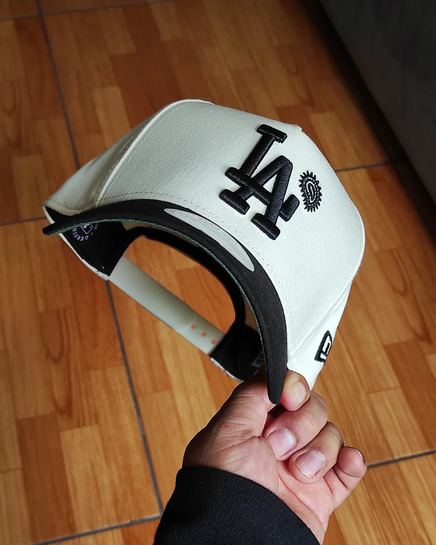 Gorra snapback New Era Los Angeles Dodgers paisley bicolor 9forty a-frame