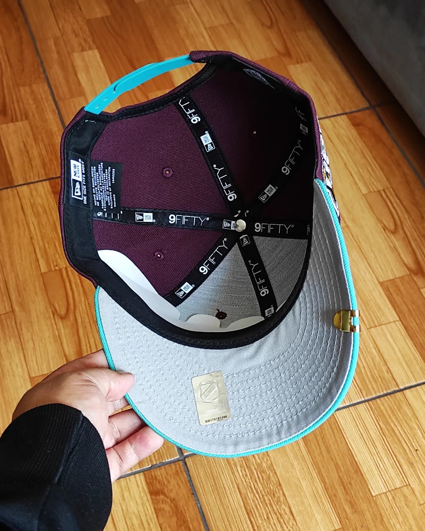 Gorra snapback 9fifty 30 aniversario de los Anaheim Ducks de New Era