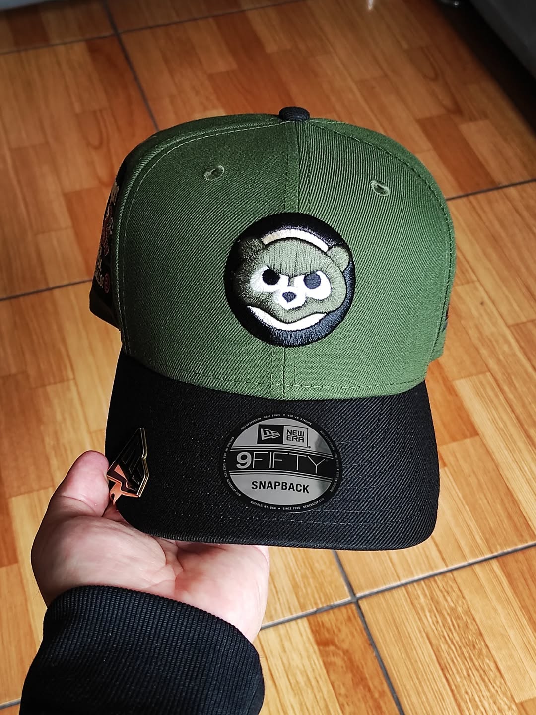 New Era Chicago Cubs two Tone olive black 9fifty snapback