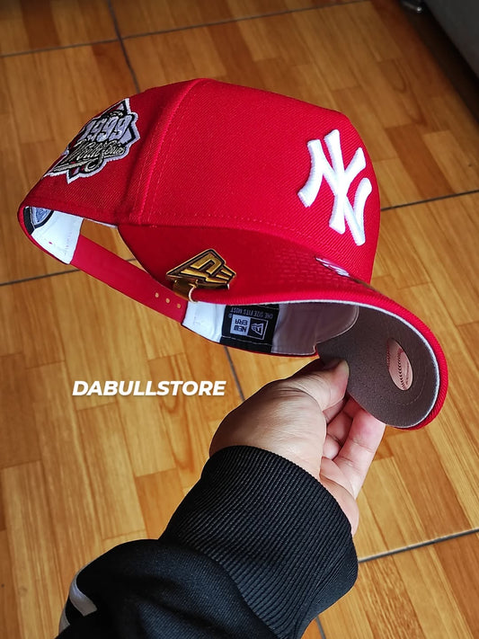 Gorra New Era 9Forty A-Frame Snapback Roja de los New York Yankees
