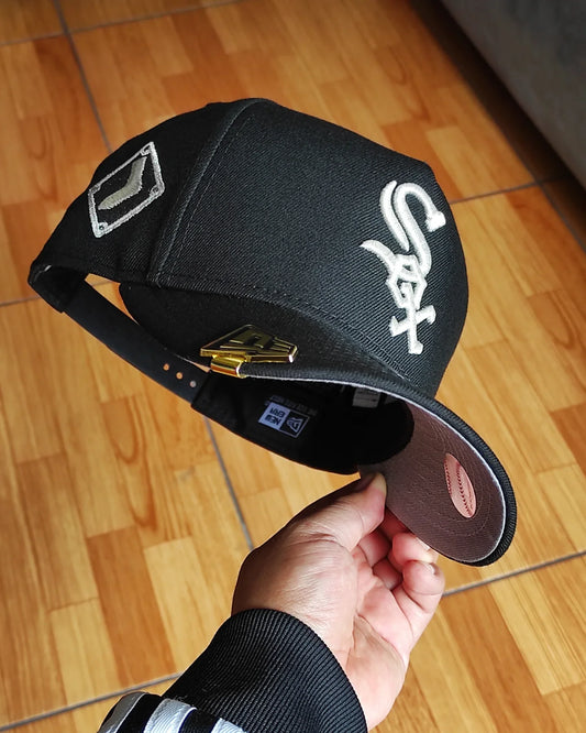 Gorra New Era Chicago White Sox Black Edition A Frame 9Fifty Snapback