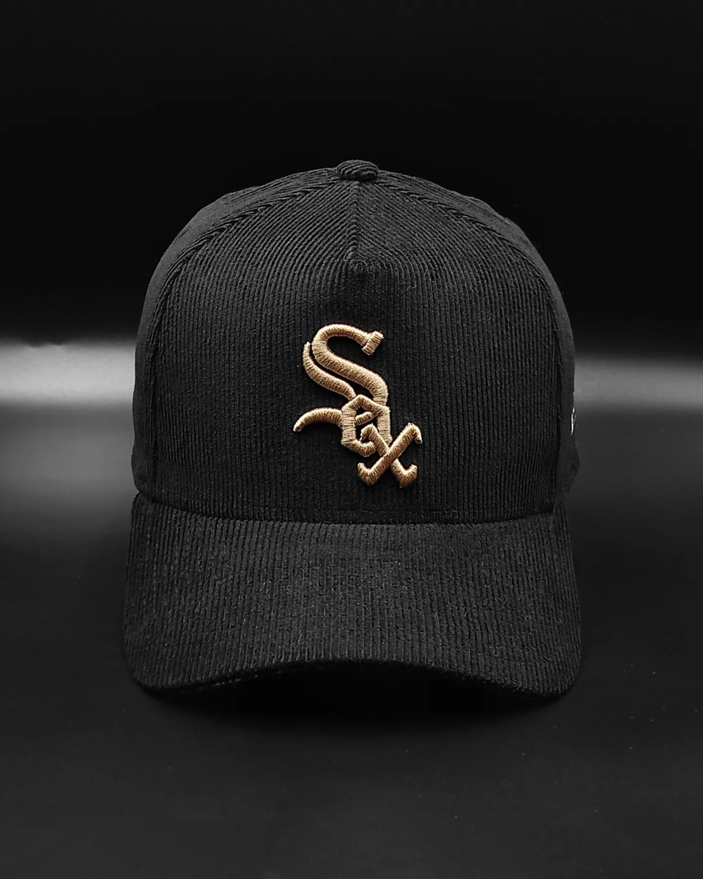 New Era White Sox "Corduroy Black" 9 Forty A-FRAME gorra snapback